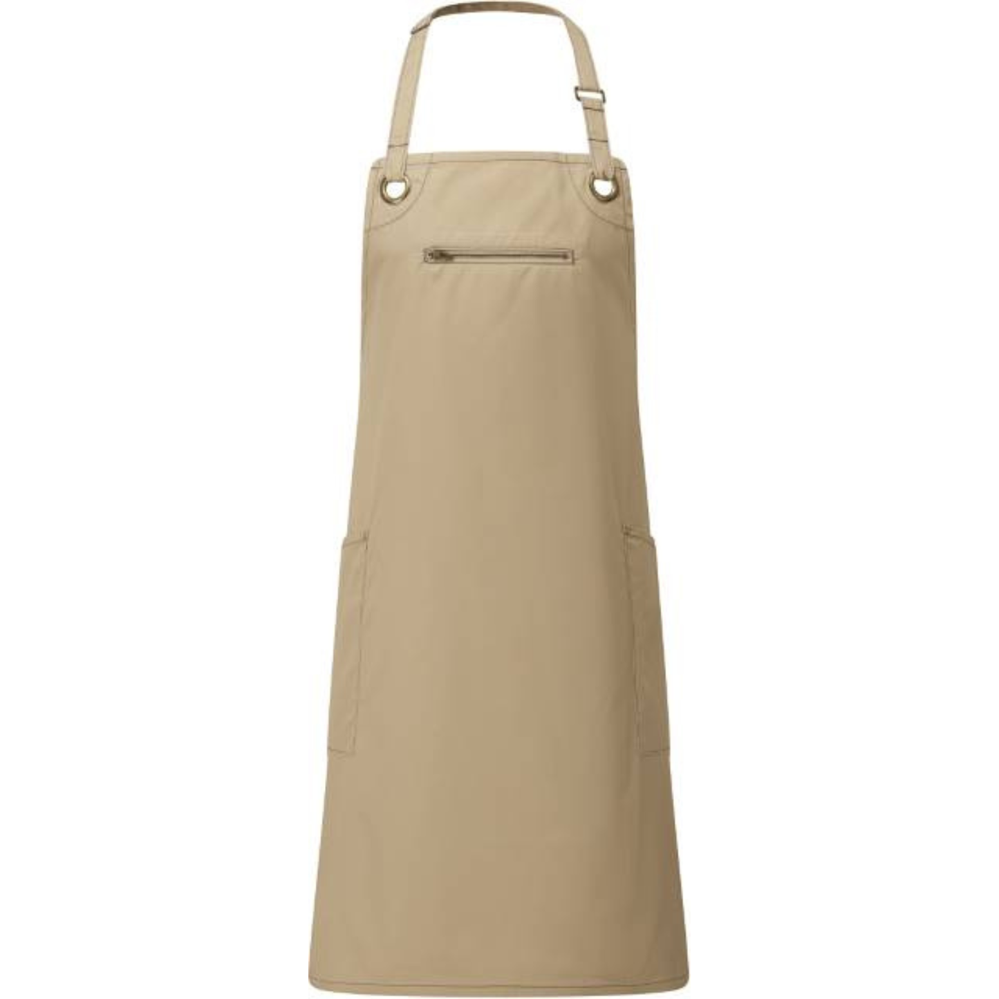 Delantal con peto y bolsillos laterales “Barley”
