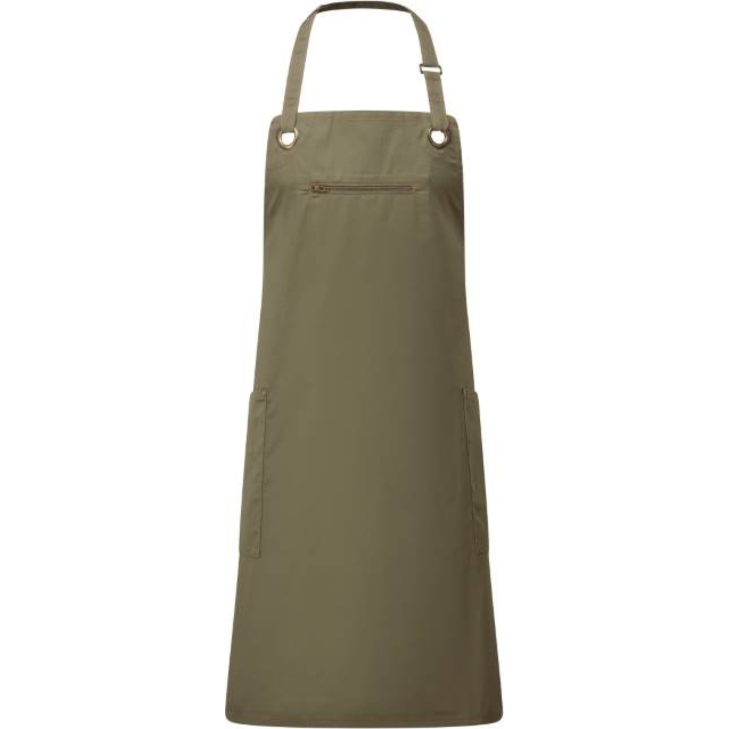 Delantal con peto y bolsillos laterales “Barley”