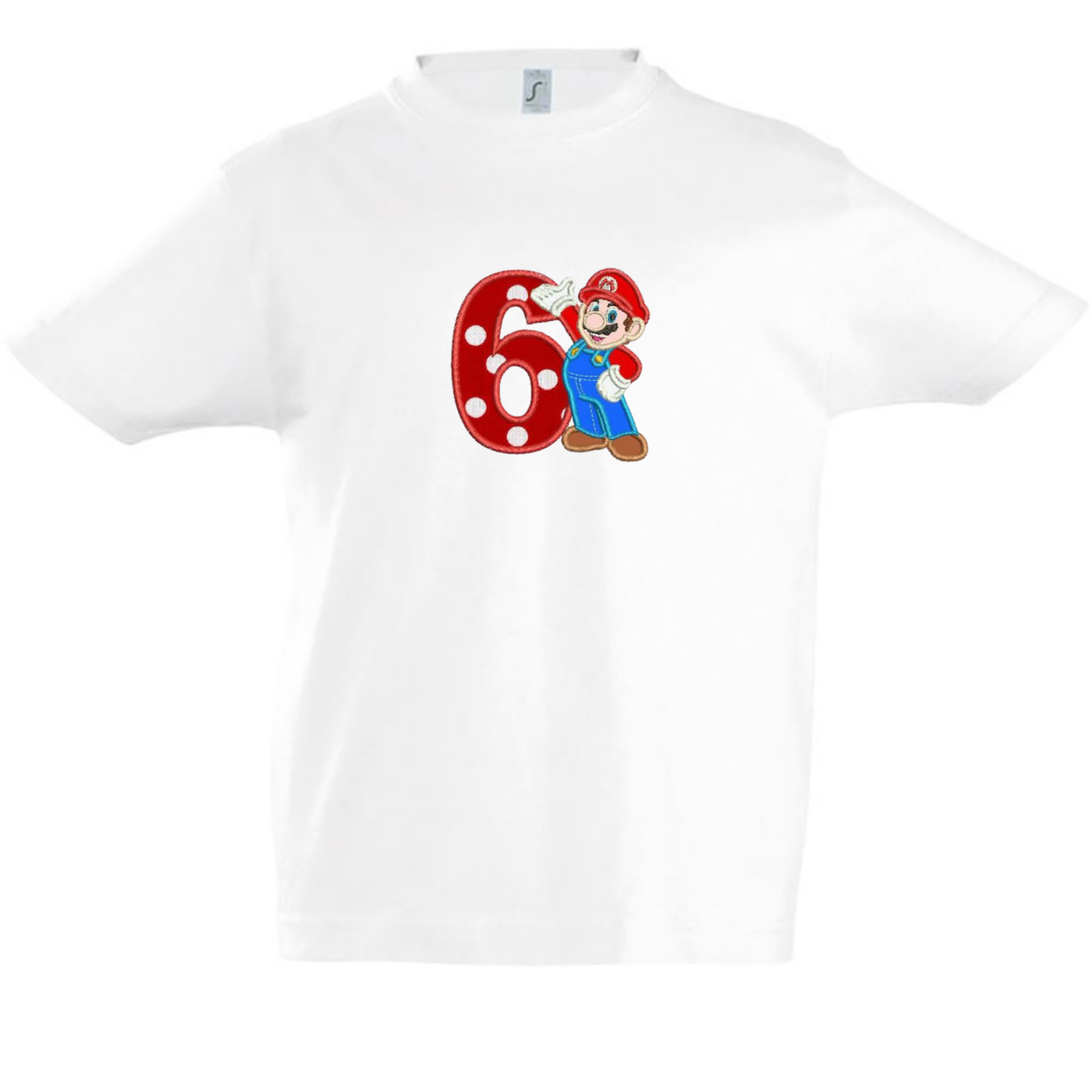 Camiseta infantil Mario personalizada