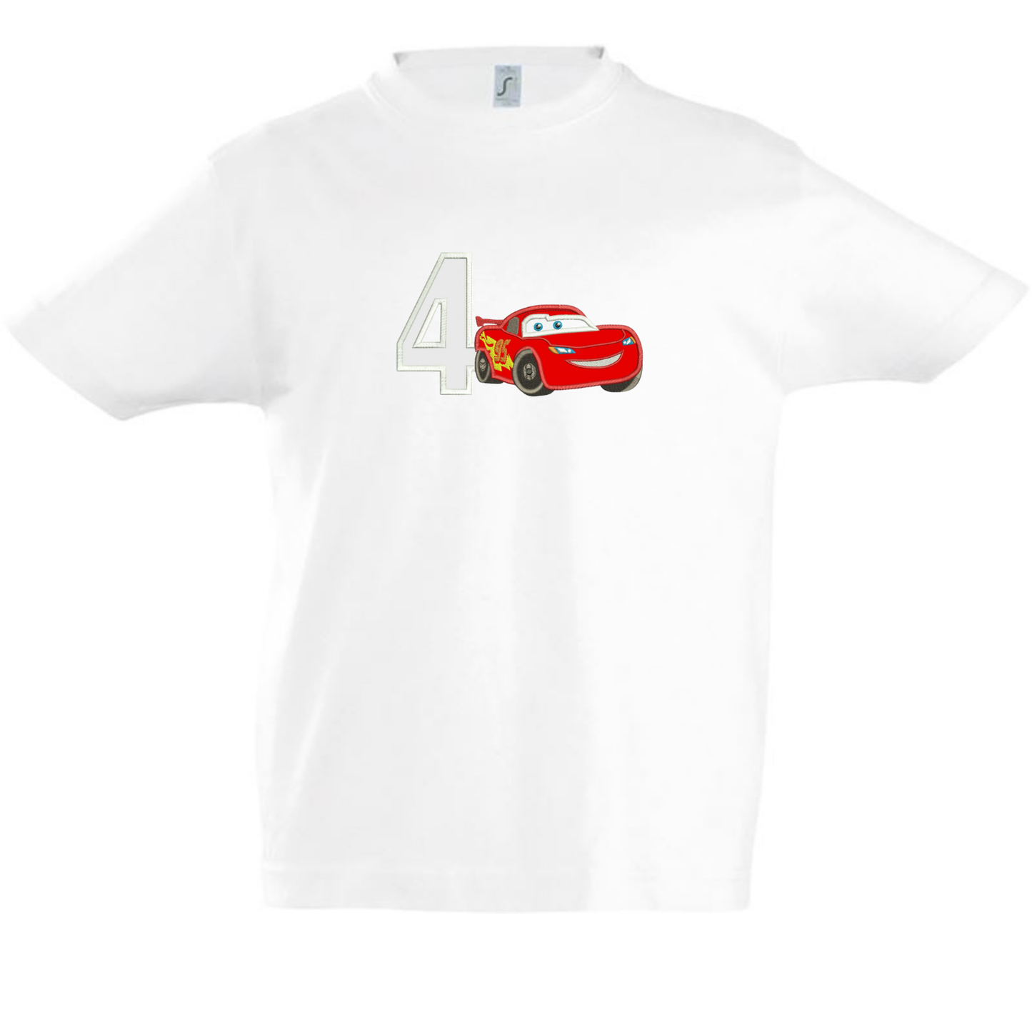 Camiseta infantil Rayo McQueen personalizada