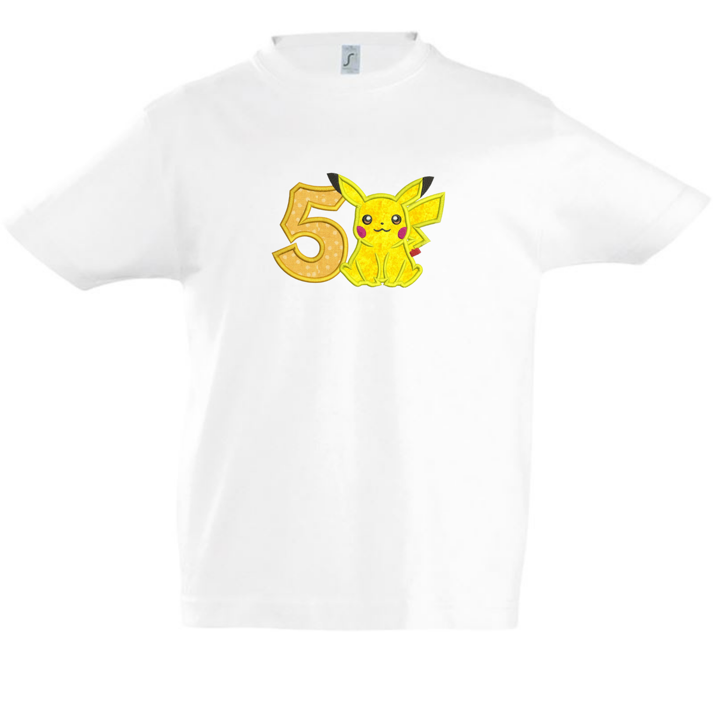 Camiseta infantil Pikachu personalizada