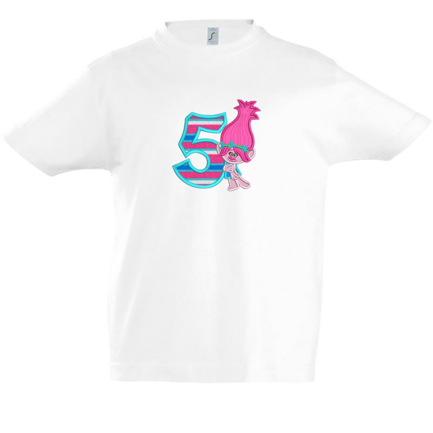 Camiseta infantil Poppy Trolls personalizada