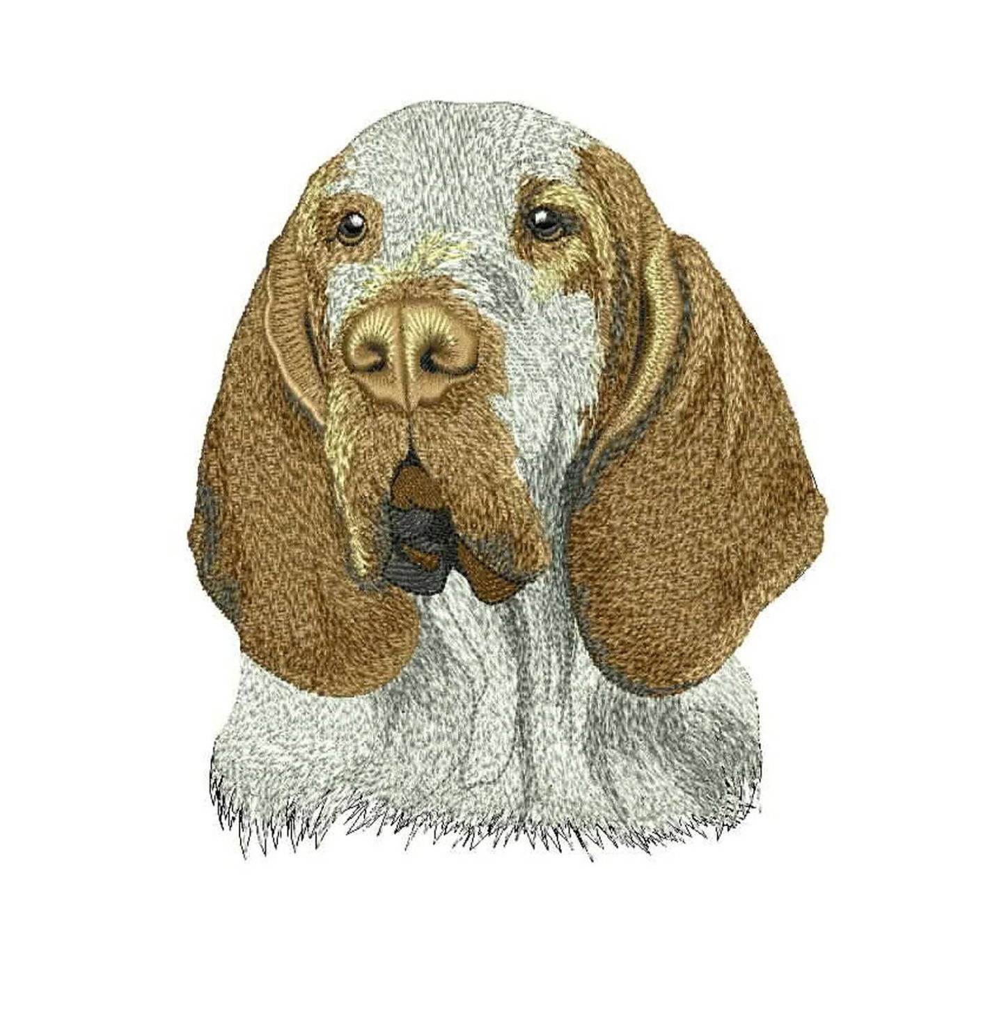 Decorative cushion cover with Barcco Italian dog embroidery