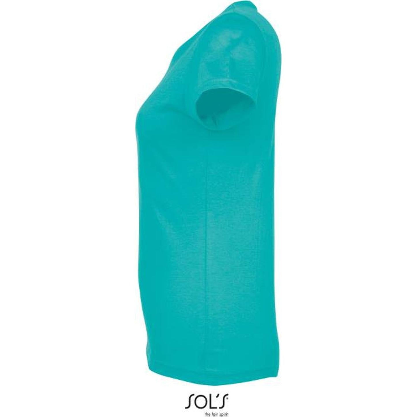 Дамска тениска - цвят карибско синьо, 25.1502 – Медицински облекла Кали