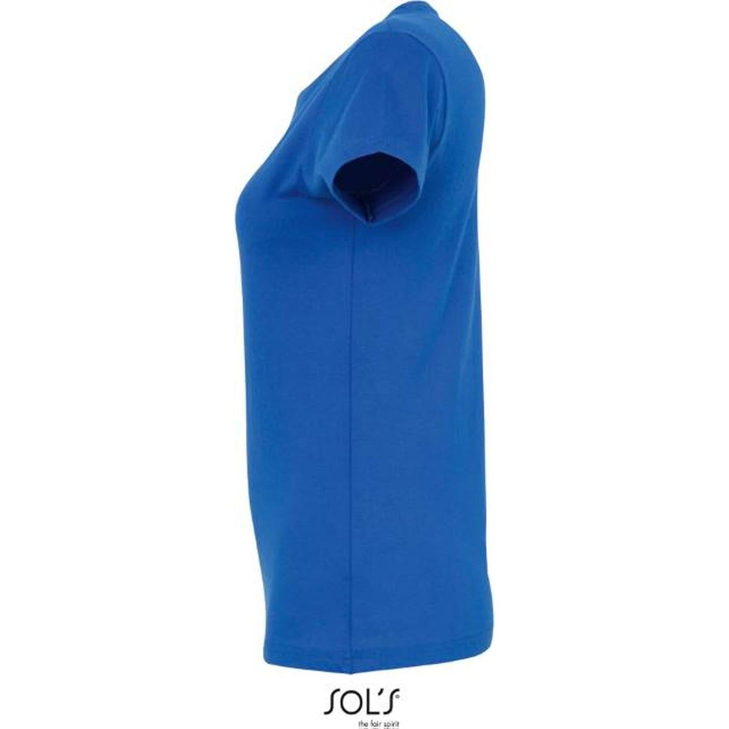 Дамска тениска - цвят кралско син, Sol's – Медицински облекла Кали