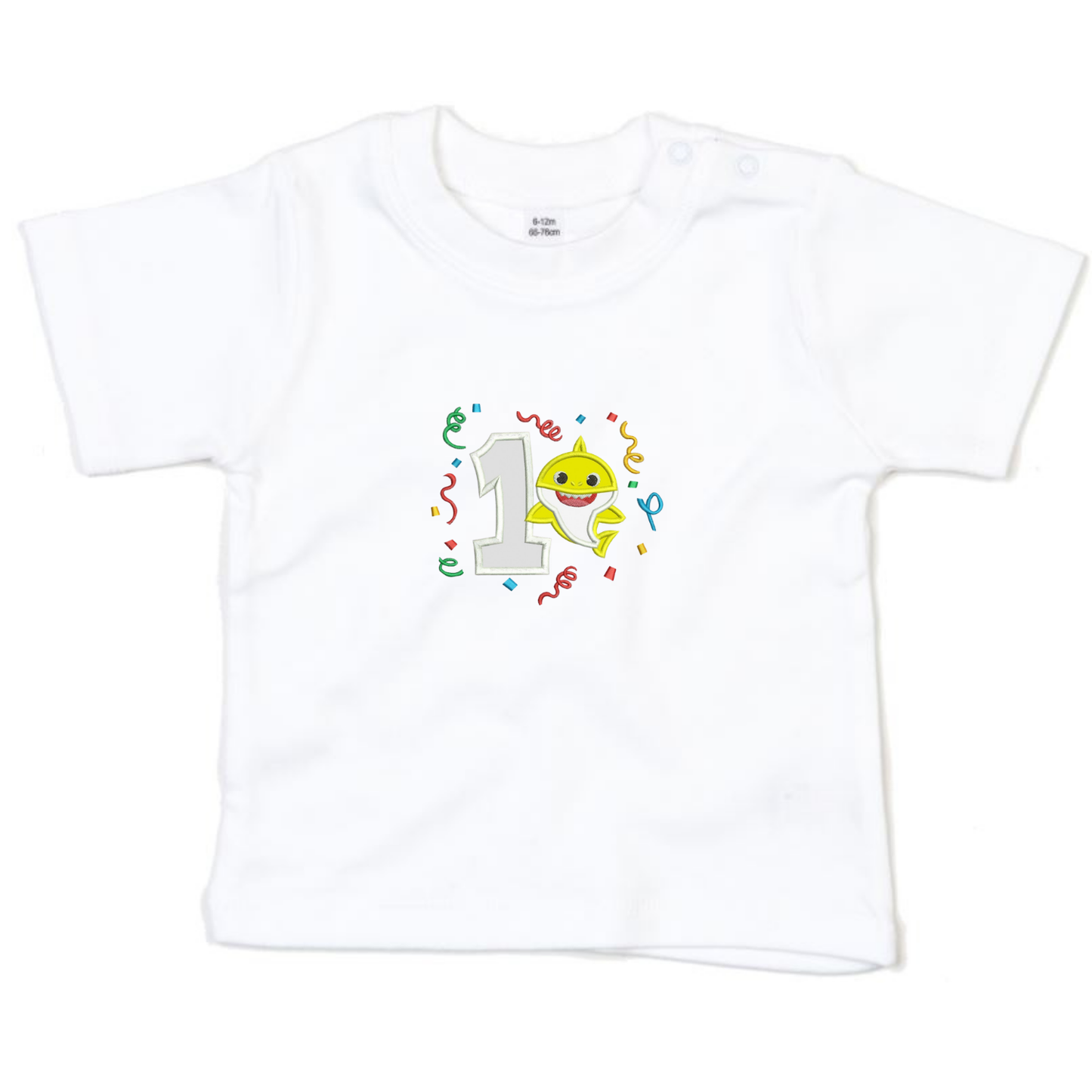 Camiseta infantil Baby Shark personalizada