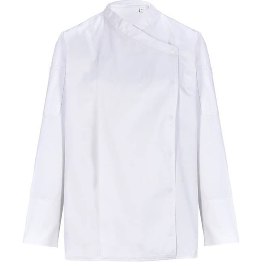 Chaqueta de cocina para mujer de manga larga