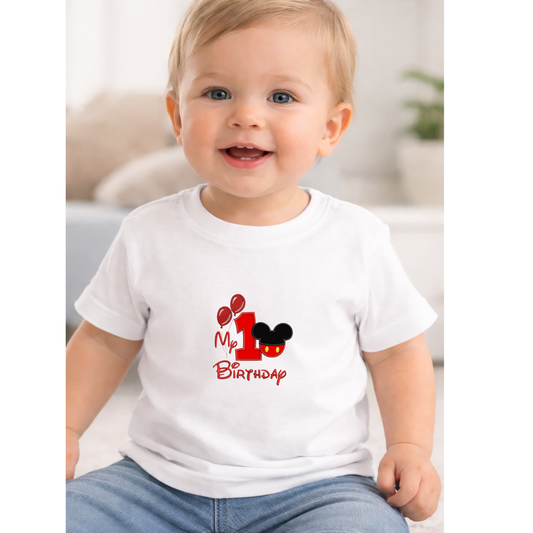 Camiseta infantil Mickey Balloon personalizada