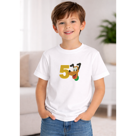 Camiseta infantil Pluto personalizada