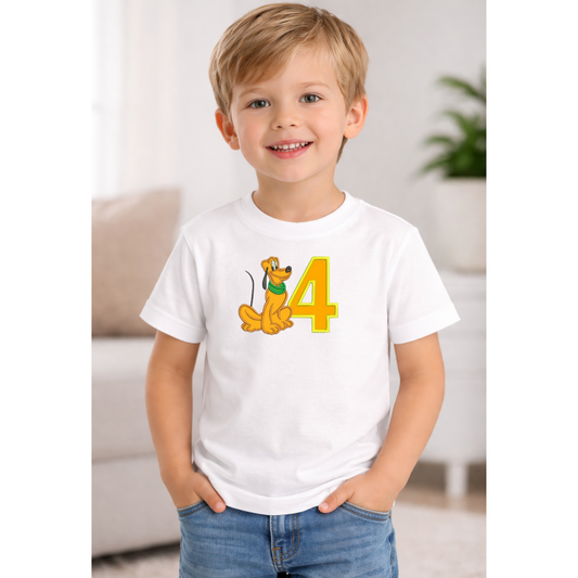 Camiseta infantil Pluto Disney personalizada