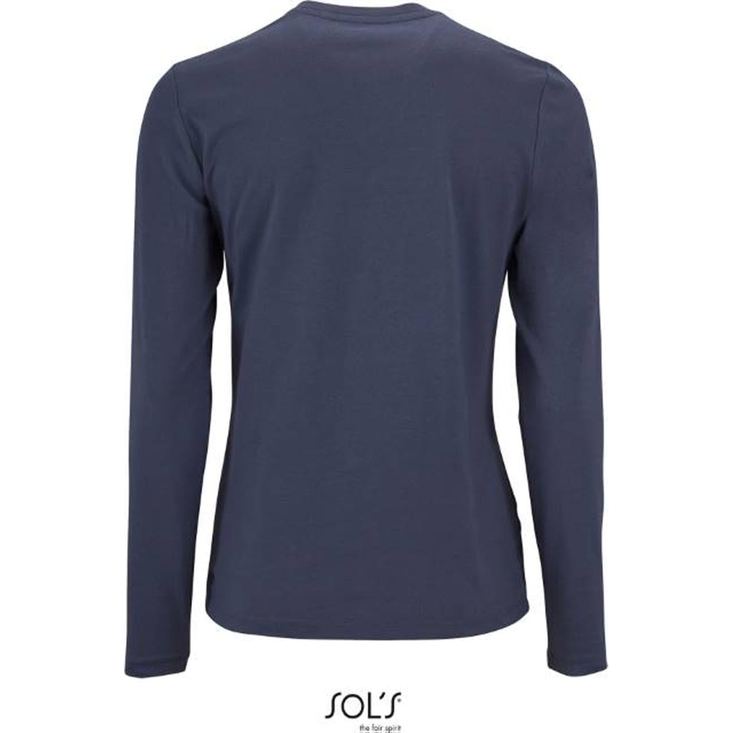 Дамска блуза дълъг ръкав - цвят мишо сиво, Sol's – Медицински облекла Кали