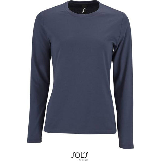 Дамска блуза дълъг ръкав - цвят мишо сиво, Sol's – Медицински облекла Кали