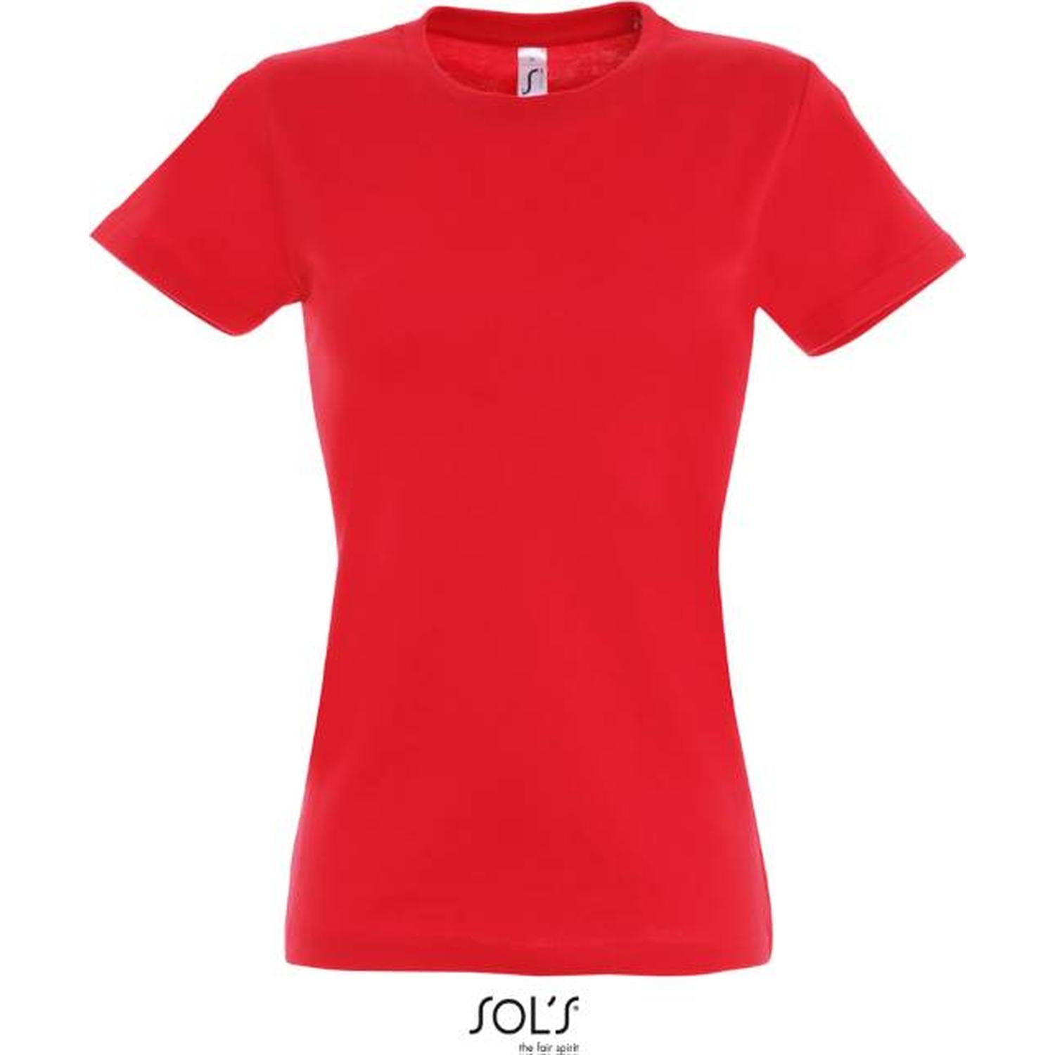 Camiseta médica de mujer en rojo, Sol’s