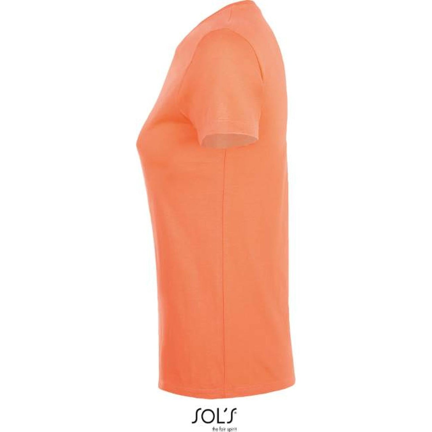 Дамска тениска - цвят кайсия, 25.1825 – Медицински облекла Кали