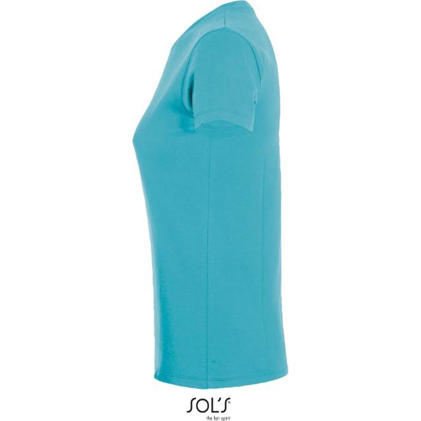 Дамска тениска - цвят лагуна, 25.1825 – Медицински облекла Кали