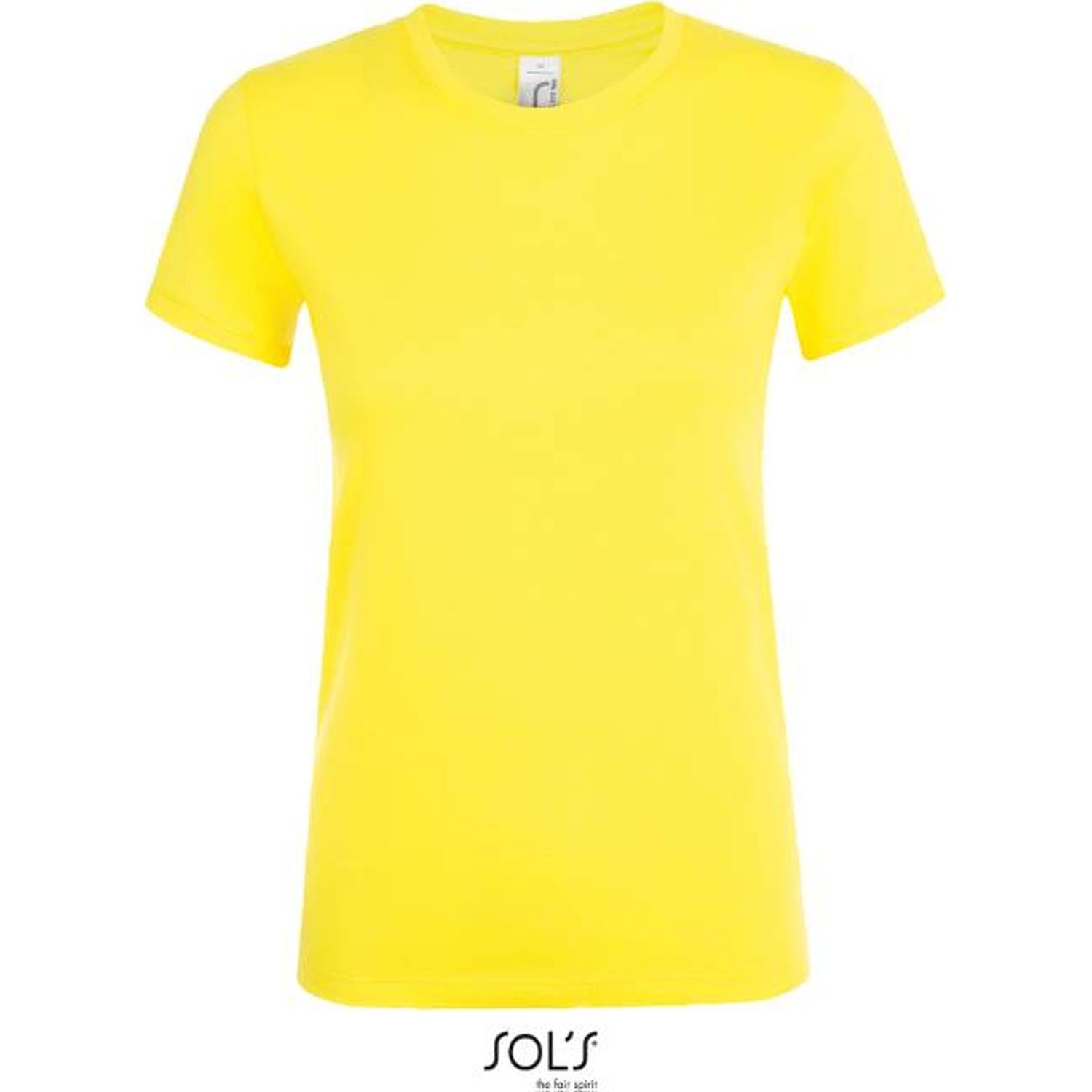 Дамска тениска - цвят лимон, 25.1825 – Медицински облекла Кали