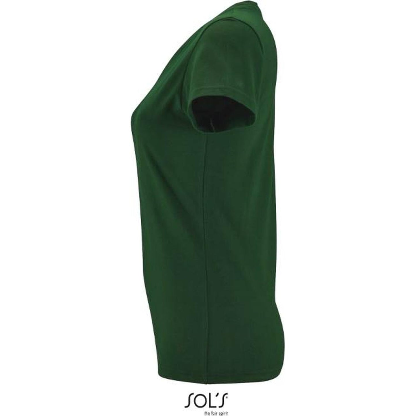 Дамска тениска - цвят маслено зелен, Sol's – Медицински облекла Кали