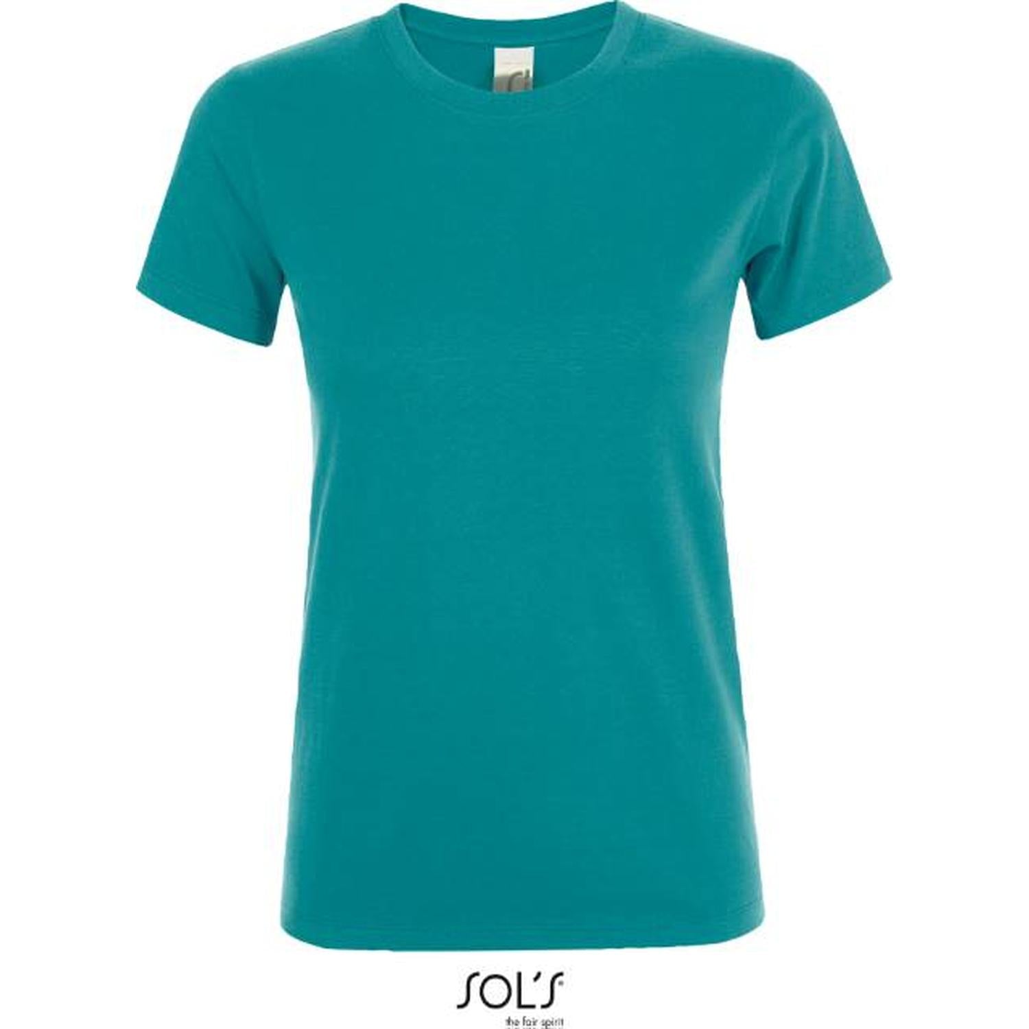 Camiseta médica de mujer en verde mar, Sol’s