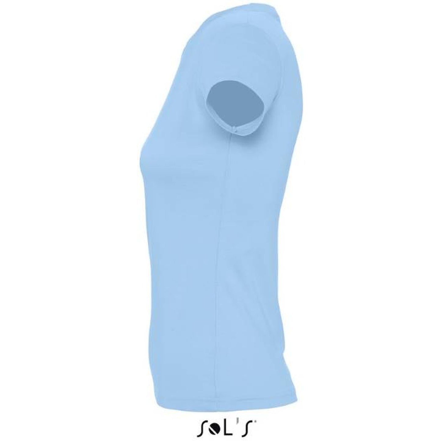 Дамска тениска - цвят небесно син, Sol's – Медицински облекла Кали