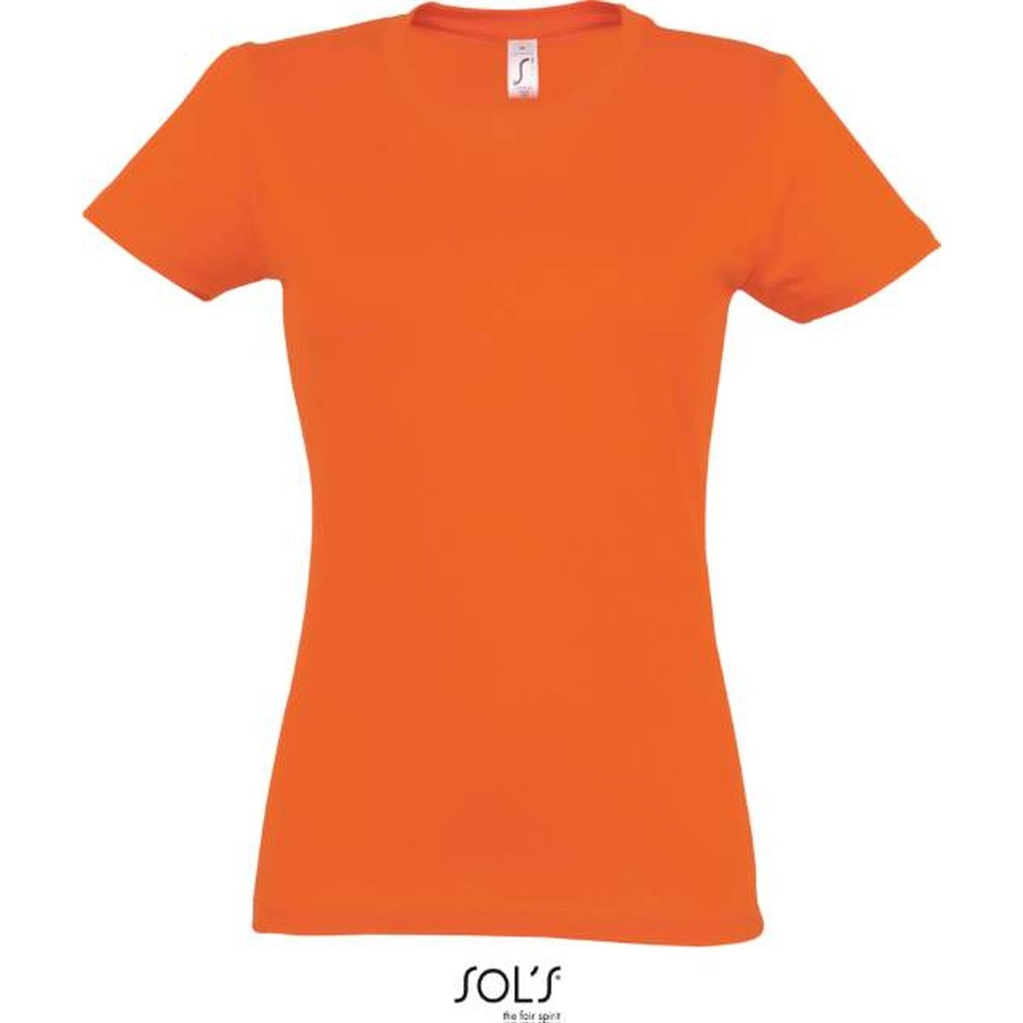 Camiseta médica de mujer en naranja, Sol’s