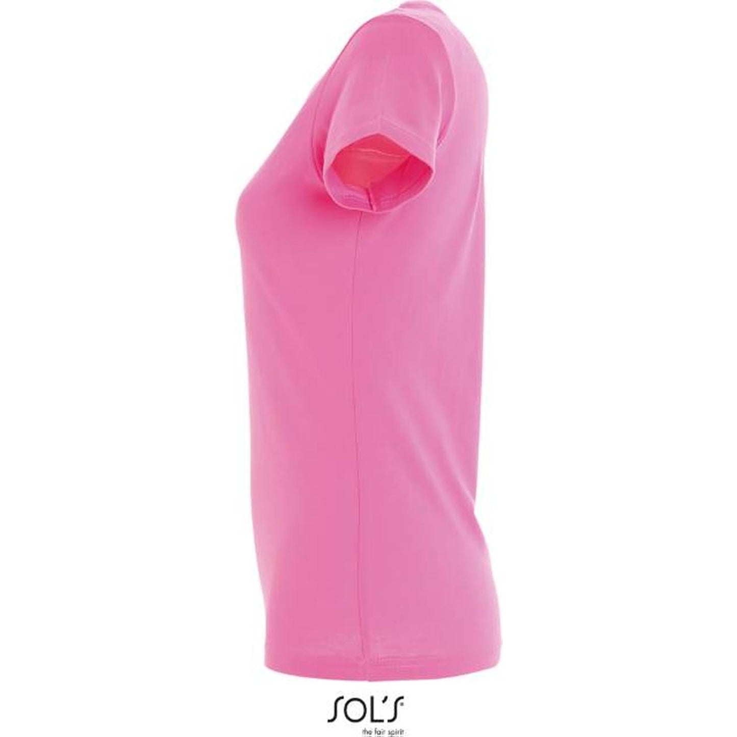 Дамска тениска - цвят розова орхидея, Sol's – Медицински облекла Кали