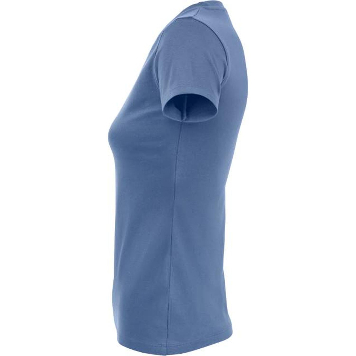 Дамска тениска - цвят син, 25.1502 – Медицински облекла Кали