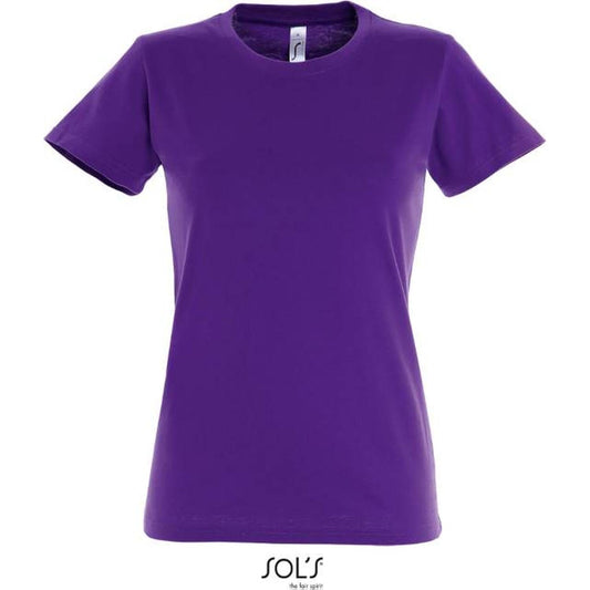 Camiseta médica de mujer en morado oscuro, Sol’s