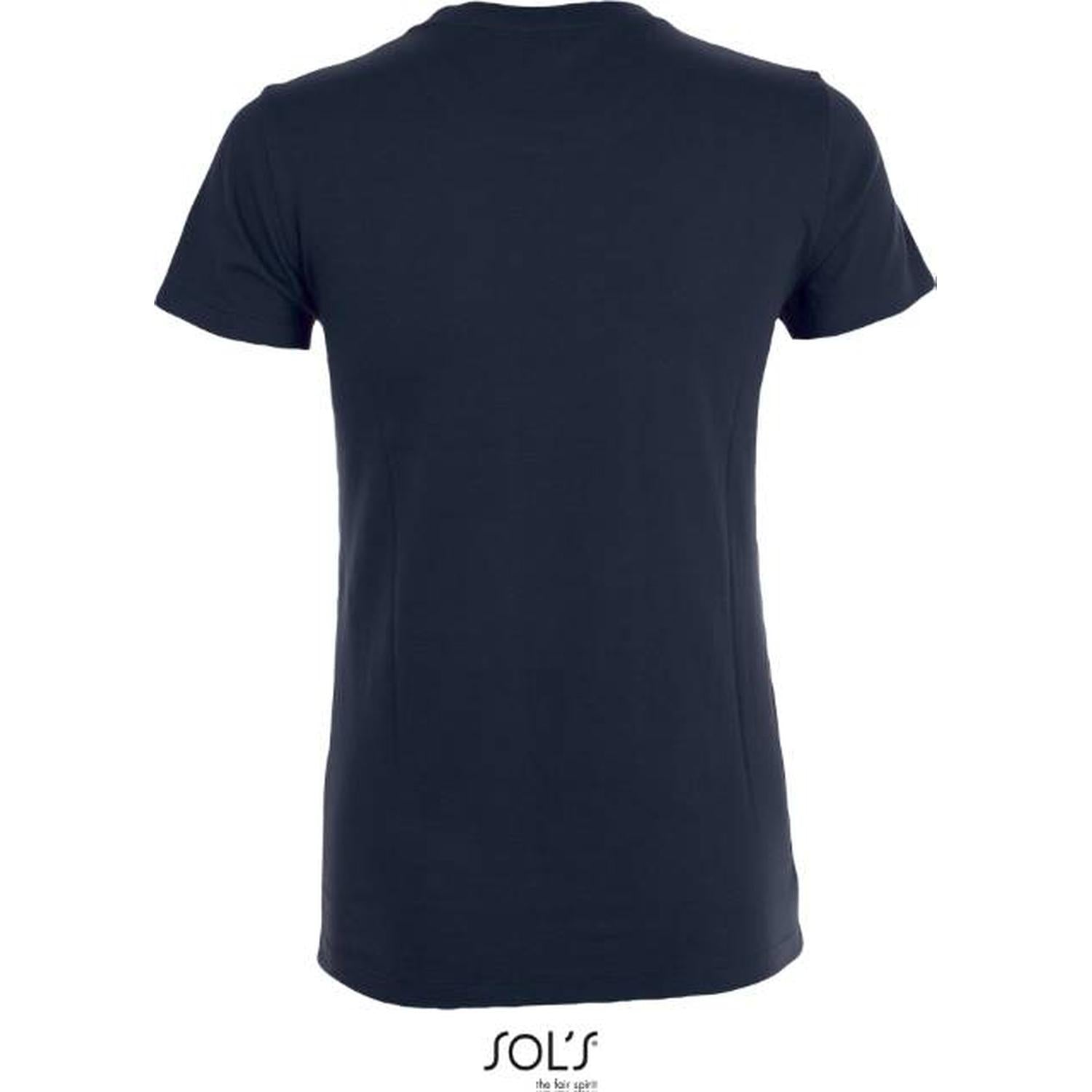 Дамска тениска - цвят тъмносин, Sol's – Медицински облекла Кали