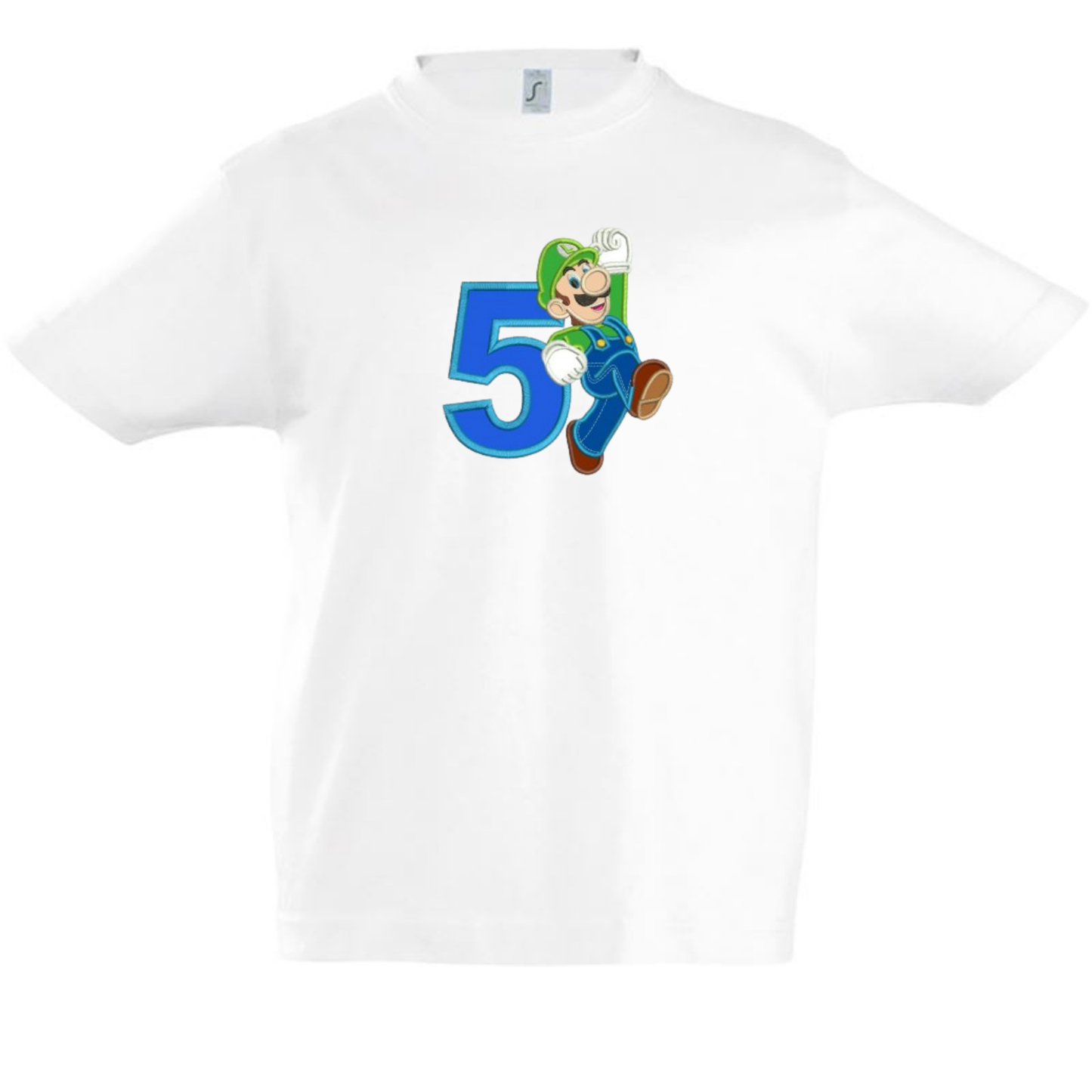 Camiseta infantil Luigi personalizada
