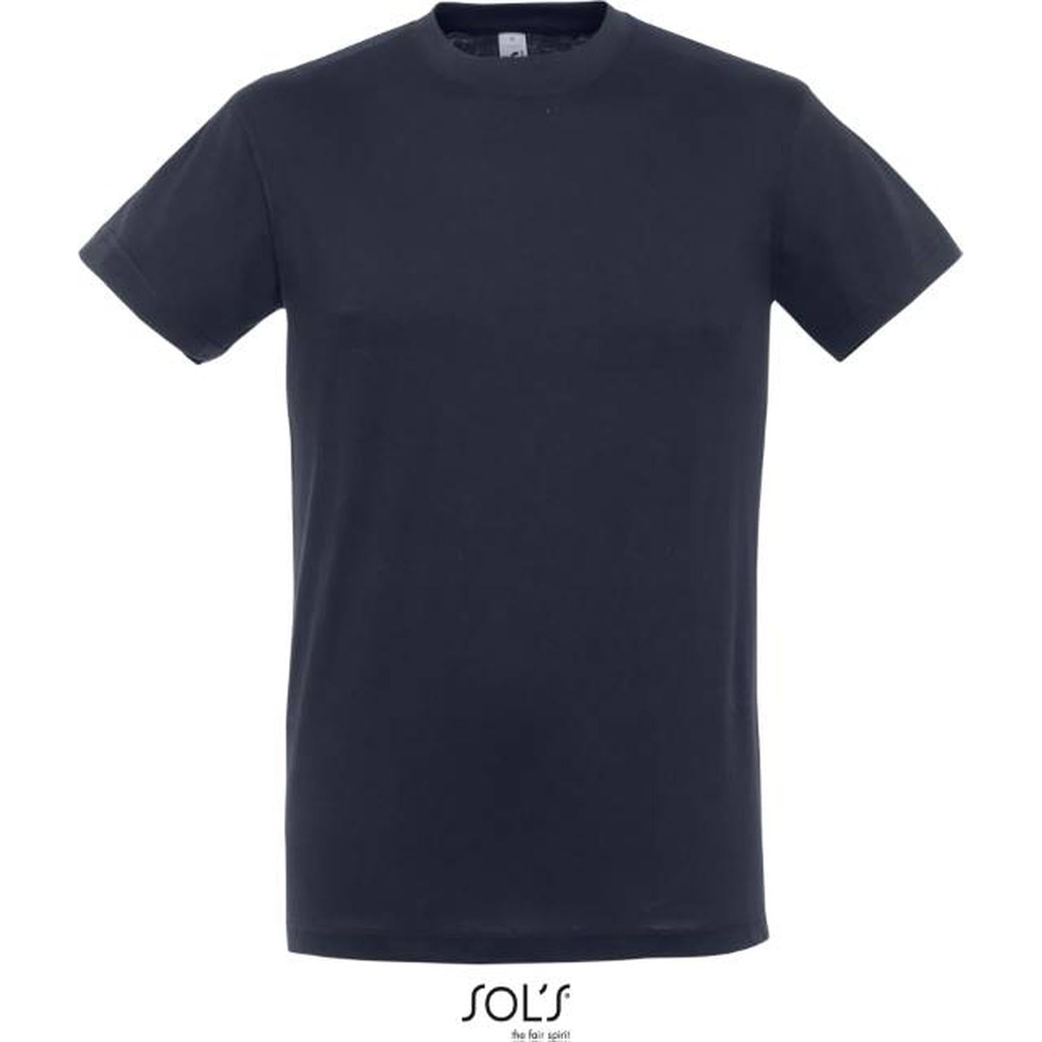 Мъжка тениска - цвят тъмносин, Sol's – Медицински облекла Кали