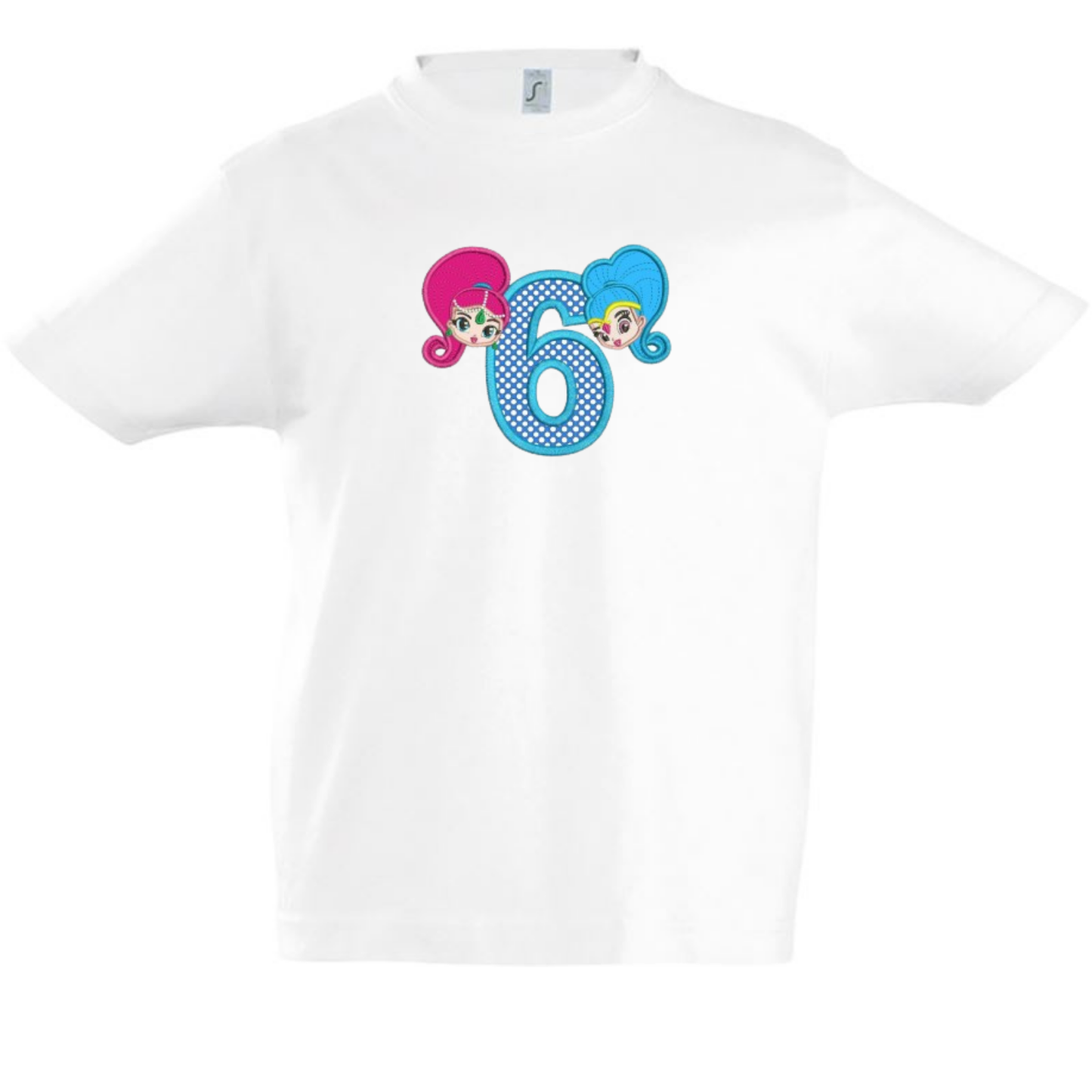 Camiseta infantil Shimmer y Shine personalizada