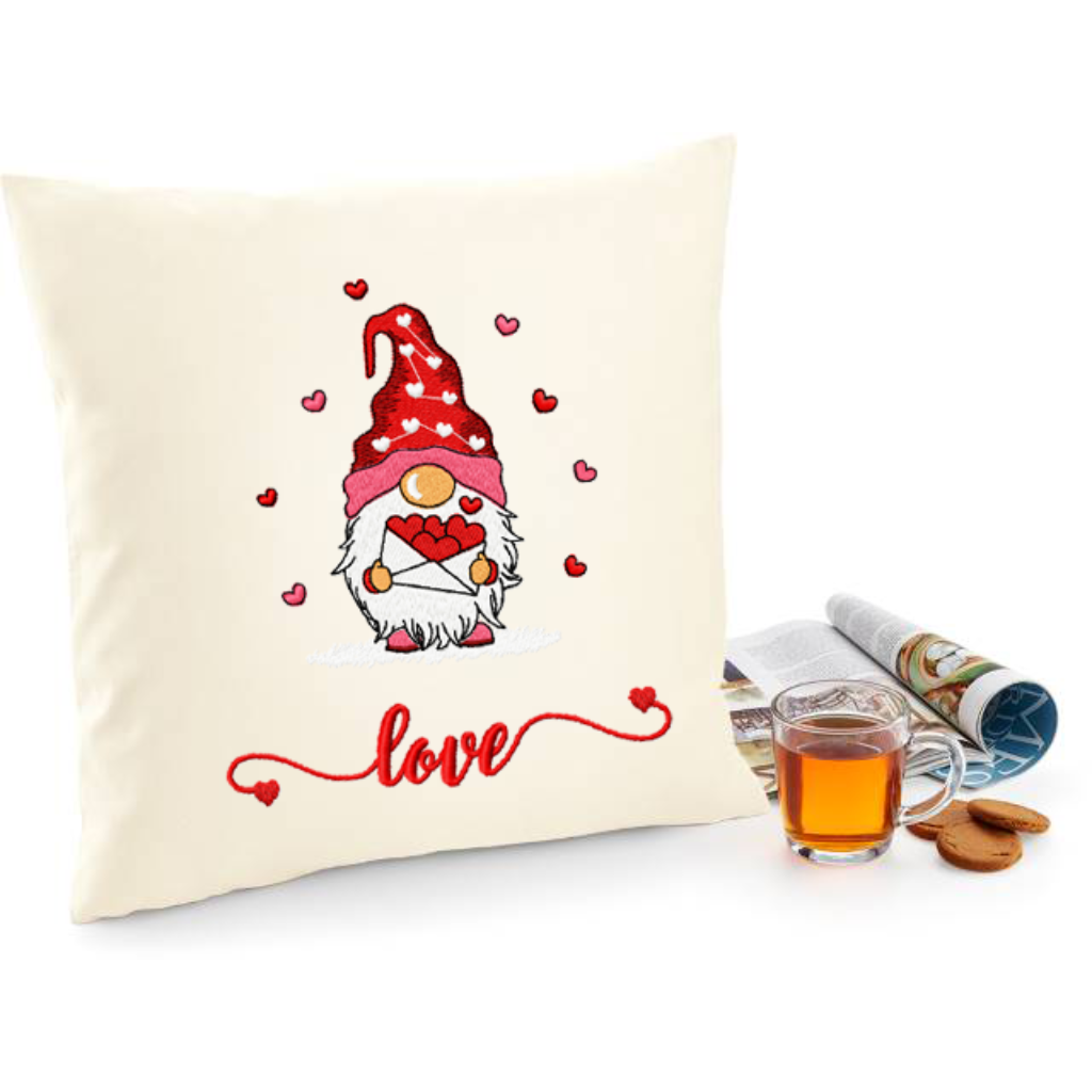 Funda de Almohada Decorativa – Colección Día de San Valentín – Pillowcase de Bordado Studio Barcelona | Bordado Personalizado